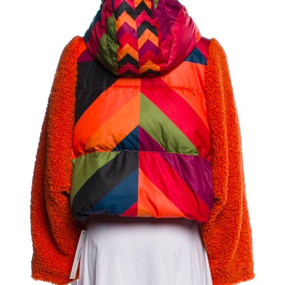 NWOT Farm Rio The Juliana Stripes Puffer Jacket (Size XS) Down Jacket - Picture 4 of 6